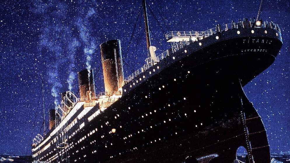 Titanic. Am 14. April 1912 rammt die Titanic auf seiner Jungfernfahrt einen Eisberg. Noch heute liegt das Wrack mitsamt seiner Geheimnisse auf dem Meeresgrund. | Bild: picture-alliance/dpa