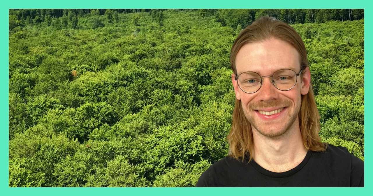 Konstantin Schellenberg hat Geoinformatik/Fernerkundung an der Uni Jena forscht als Doktorand an der IMPRS zum Klimaschutz. | Bild: BR: Matze Hlous