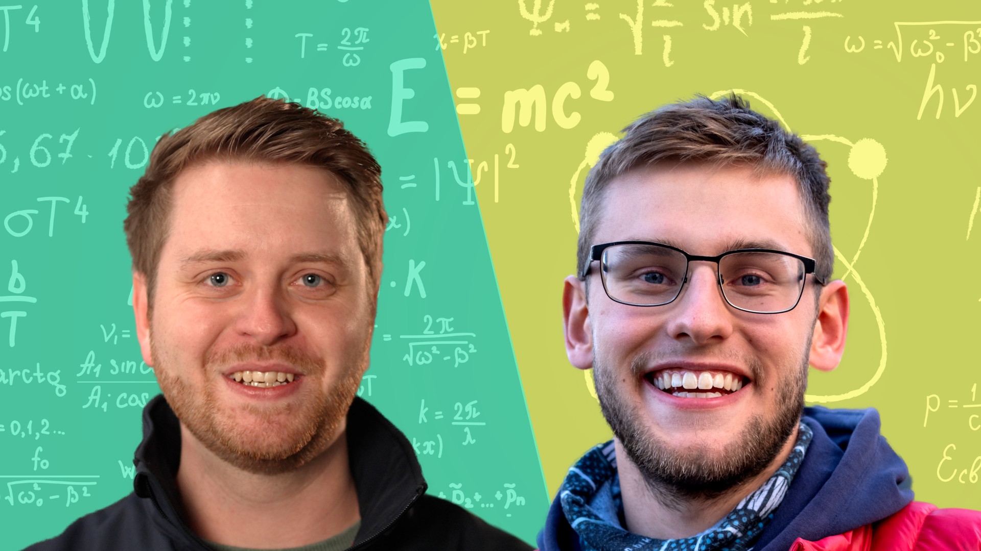 v. li. n. re.: Stephan Wielens, Bachelor in Physikingenieurwesen, als Berufseinsteiger bei AiNT GmbH und Jonas Soucek, Physik-Student im 5. Semester an der Technischen Universität Dresden | Bild: Bayerischer Rundfunk/BR/Jonas Schlögl/Jonas Lenz