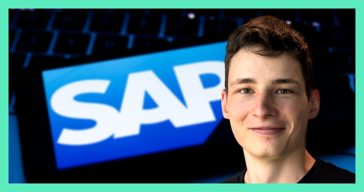 Jonas hat Informatik an der TU München studiert und arbeitet jetzt als Junior Softwareentwickler bei SAP. Hier erfährst du mehr über den Job. | Bild: Bayerischer Rundfunk/picture alliance / NurPhoto /BR/Oliver Höpfner/Jakub Porzycki