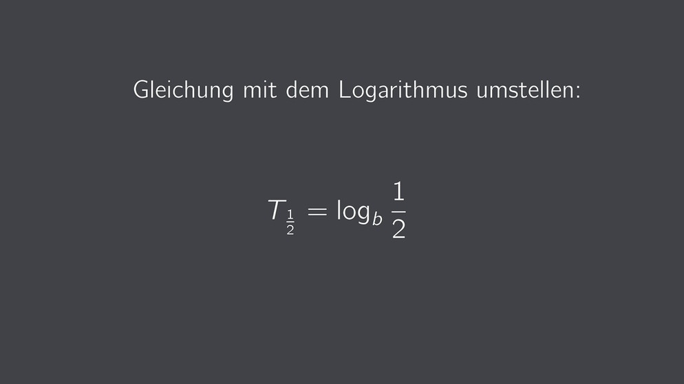 Halbwertszeit Berechnung | Bild: BR