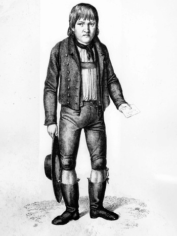 Stich des legendären Findelkinds Kaspar Hauser. | Bild: picture-alliance/dpa