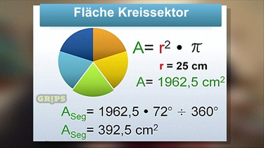 Fläche Kreissektor | Bild: BR