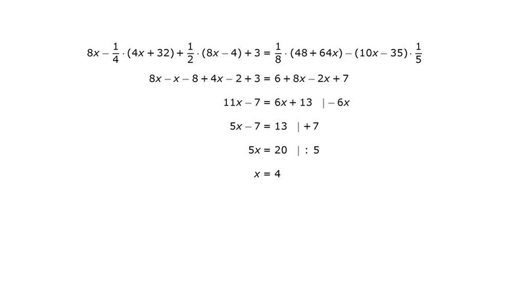Gleichungen mit Brüchen | Bild: BR