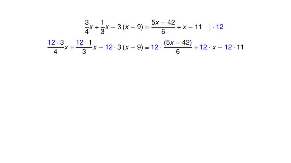 Gleichungen mit Brüchen | Bild: BR