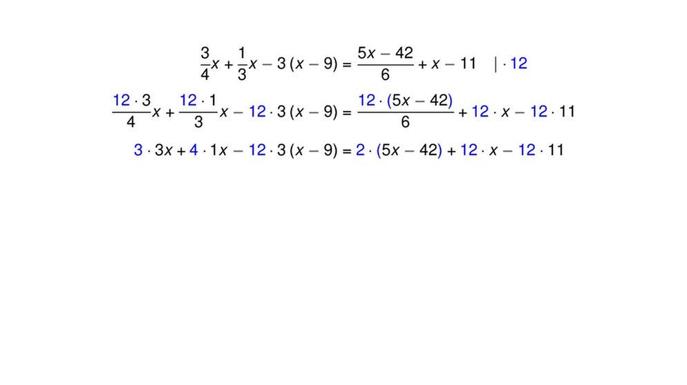 Gleichungen mit Brüchen | Bild: BR