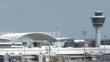 Blick auf den Flughafen München | Bild: BR