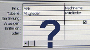 Quiz: Datenbankenabfrage | Bild: BR