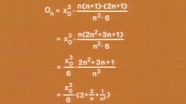 Umformung der Gleichung | Bild: BR