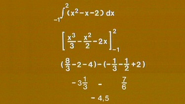 Berechnung des Integrals | Bild: BR