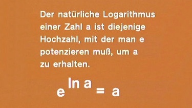 Natürlicher Logarithmus | Bild: BR