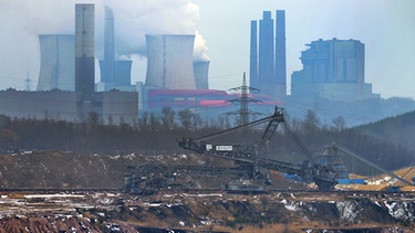 Braunkohlegewinnung im Tagebau | Bild: picture-alliance/dpa