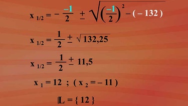 quadratische Gleichungen  | Bild: BR