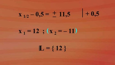 Quadratische Gleichungen  | Bild: BR
