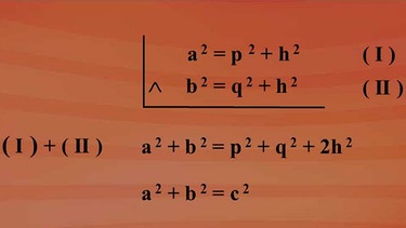 Dreieckshöhe / Hypotenusenabschnitte  | Bild: BR