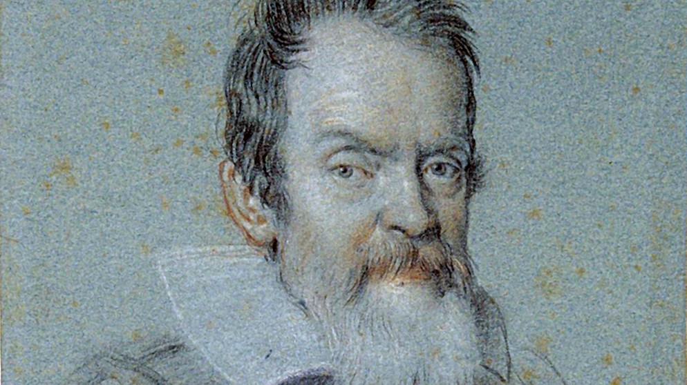 Zeitgenössisches Bild von Galileo Galilei. Wann erschien der erste Wetterbericht? Wie viele Supercomputer braucht es für die Meteorologie? Was sind Wolken, wie entstehen Regen, Wirbelstürme und Wetterphänomen wie El Niño? Wir erklären euch die Geschichte der Wetterkunde! | Bild: picture-alliance/dpa