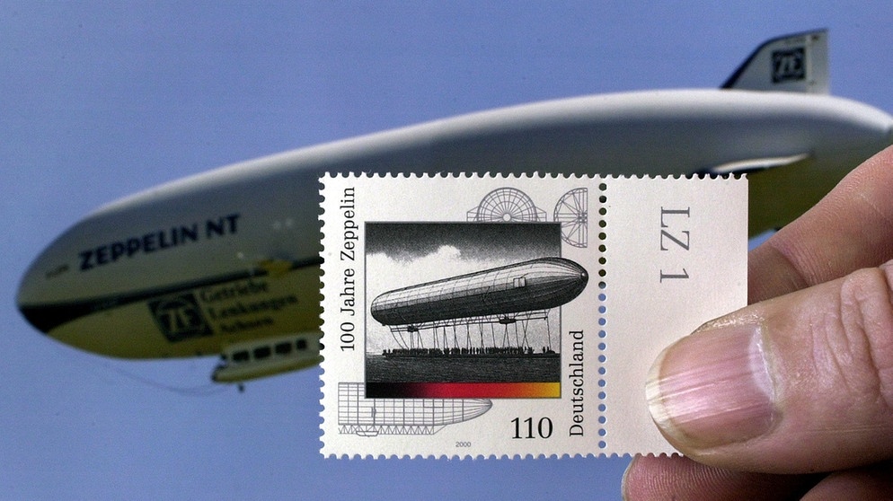 Zeppelin-Briefmarke | Bild: picture-alliance/dpa