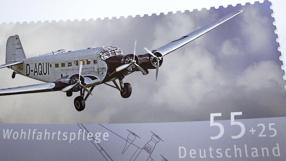 Ju 52 als Motiv für Wohlfahrtsmarke | Bild: picture-alliance/dpa