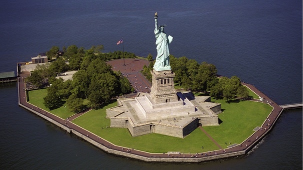 Kronenzeichnung der Freiheitsstatue