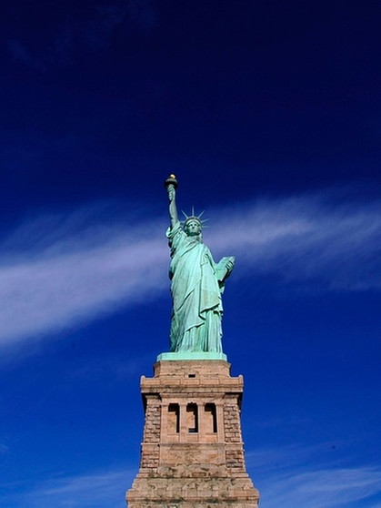 Freiheitsstatue in New York, Liberty Island. Am 28. Oktober 1886 wurde die Freiheitsstatue von New York auf Liberty Island eingeweiht. Wir haben für euch spannende Fakten zu Lady Liberty gesammelt.  | Bild: dpa-Bildfunk