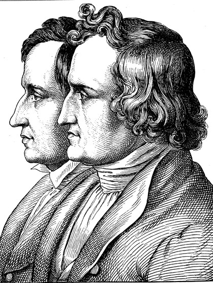 Jacob und Wilhelm Grimm, 1785-1863. Lange wurden Märchen nur mündlich überliefert. Die Brüder Grimm fingen an, sie zu sammeln und aufzuschreiben. Wie entstanden ihre Märchen und was macht die Geschichten so besonders? | Bild: dpa-Bildfunk