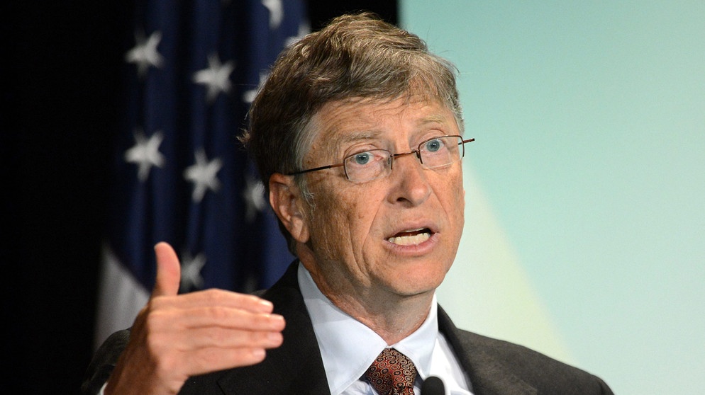 Bill Gates, Microsoft-Gründer, ist prominenter Namenspate für eine Fliege | Bild: picture-alliance/dpa