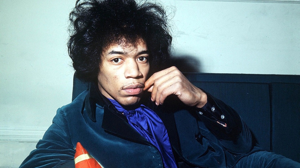 Der prominente Namenspatron für eine Pflanze: Jimi Hendrix auf einem Foto aus dem Jahr 1968 | Bild: picture alliance / Photoshot