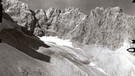 Blick auf den Gletscher Höllentalferner im Jahr 1970. | Bild: www.bayerische-gletscher.de