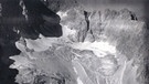 Blick auf den Gletscher Höllentalferner im Jahr 1919. | Bild: www.bayerische-gletscher.de