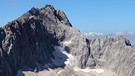 Blick auf den Gletscher Höllentalferner im Jahr 2020. | Bild: www.bayerische-gletscher.de/Wilfried Hagg