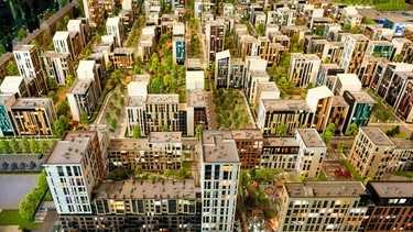 Green City. In der Stadt wird es oft heißer als auf dem Land. Hitzeinseln entstehen auch durch die Bauweise der Städte. Die positive Nachricht: Es gibt Lösungen.  | Bild: colourbox.com
