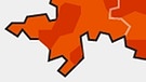 Grafik: Durchschnittstemperatur in Bayern im Sommer 2015 im Vergleich zum langjährigen Mittel von 1961-1990. Die mittlere Temperatur von Juni bis August 2015 lag deutschlandweit um bis zu drei Grad über dem langjährigen Vergleichswert. In Bayern war der Sommer 2015 mancherorts sogar bis zu vier Grad zu warm. | Bild: BR, Quelle: DWD