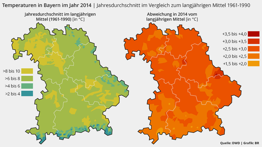 Klimawandel In Bayern: Aktuelle Temperaturrekorde | Klimawandel | Klima ...