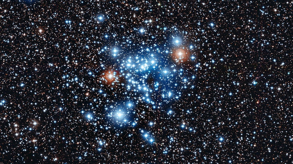 Anhäufung von 3.000 Sternen namens NGC 3766  | Bild: ESO / La Silla 