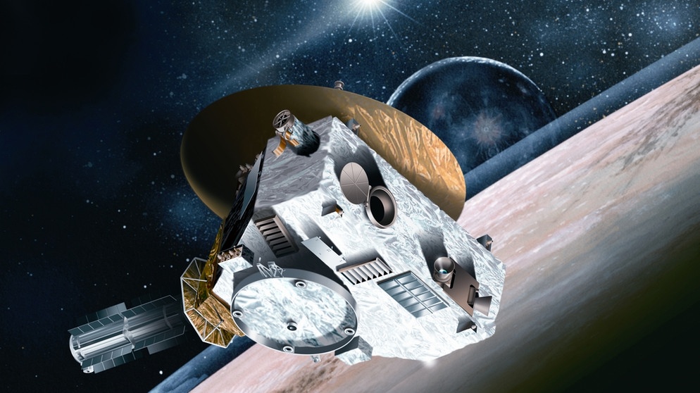 Raumsonde New Horizons vor Pluto | Bild: Johns Hopkins University Applied Physics Laboratory/Southwest Research Institute