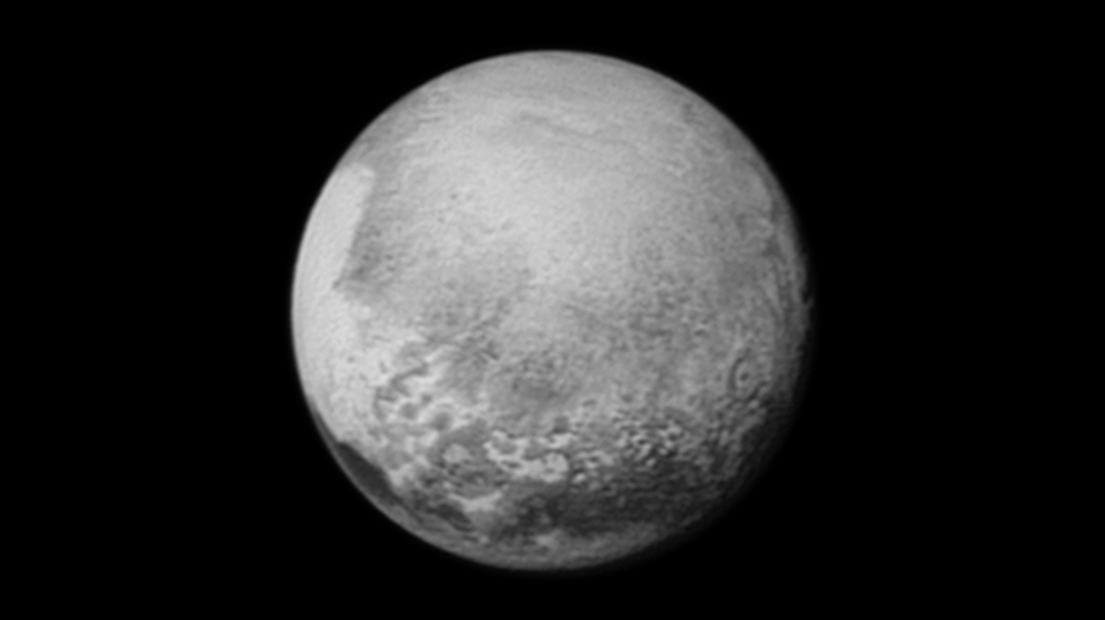 Pluto, aufgenommen von New Horizons, 12.07.15 | Bild: NASA/JHUAPL/SWRI