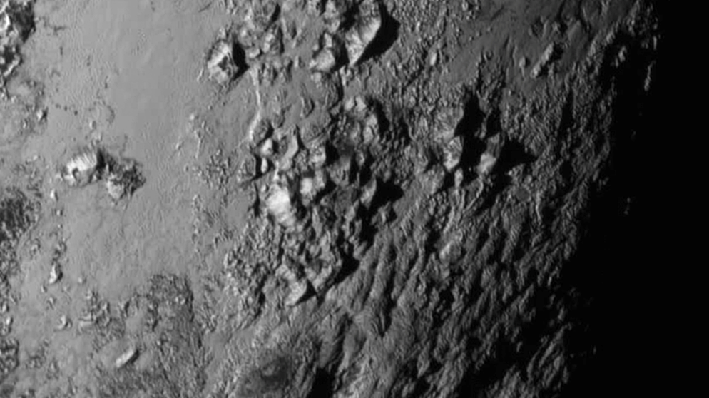 Pluto, aufgenommen von New Horizons, 14.07.15 | Bild: NASA/JHU APL/SwRI