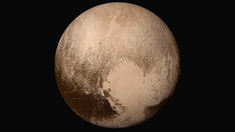 Pluto, aufgenommen von New Horizons | Bild: NASA/JHUAPL/SwRI