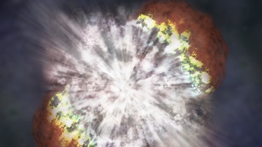 Illustration einer Supernova, der Explosion eines Sterns | Bild: NASA