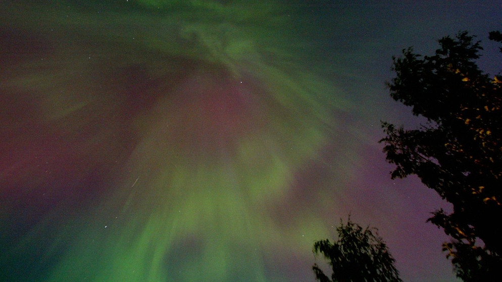 Polarlichter: Finnland 8. September 2002 | Bild: picture-alliance/dpa