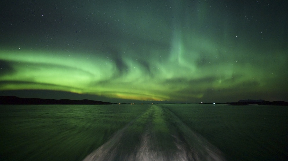 Polarlichter fotografiert im Februar 2018, Hammerfest, Norwegen | Bild: Werner Buhk