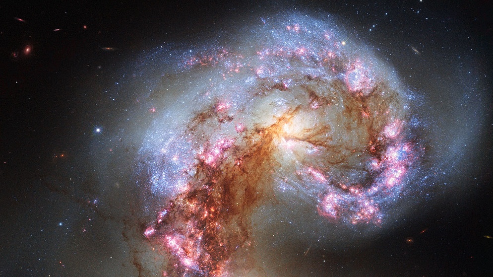 Antennen-Galaxien, aufgenommen von Hubble | Bild: Hubble/European Space Agency