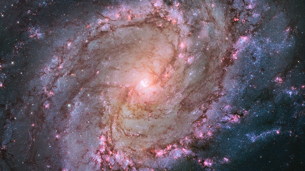 Hubble-Aufnahme Messier 83/Südliche Feuerradgalaxie | Bild: NASA/ESA