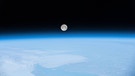 Vollmond über Neufundland von der ISS aus gesehen | Bild: NASA