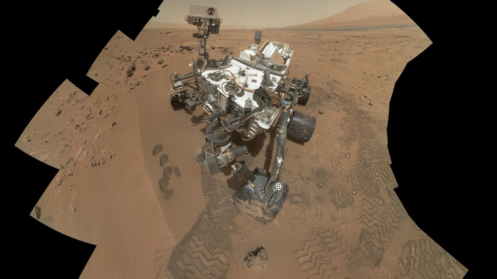 Curiosity, der Mars-Rover der NASA, auf dem Roten Planeten | Bild: NASA/AP/dapd