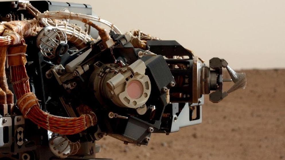 Roboterarm des Mars-Rovers Curiosity | Bild: NASA / JPL-Caltech / MSSS