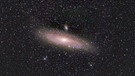 Andromedagalaxie M31 aufgenommen am 21. August 2020 auf der Wasserkuppe in Hessen | Bild: Erich Scharmer