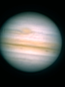 Jupiter, aufgenommen am 03.09.2021 an einem 20-Zoll-Dobson-Teleskop in Drachselsried im Bayerischen Wald | Bild: Thomas Breu