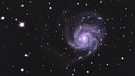Die Feuerrad- oder Pinwheel-Galaxie (M101, NGC 5457) im Sternbild Großer Bär (Großer Wagen). Fotografiert von Sascha Weiss im Frühjahr 2019 | Bild: Sascha Weiss