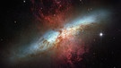 Die Zigarrengalaxie, Messier-Objekt M82, im Sternbild Großer Bär (Großer Wagen), aufgenommen vom Weltraumteleskop Hubble | Bild: NASA, ESA and the Hubble Heritage Team (STScI/AURA)